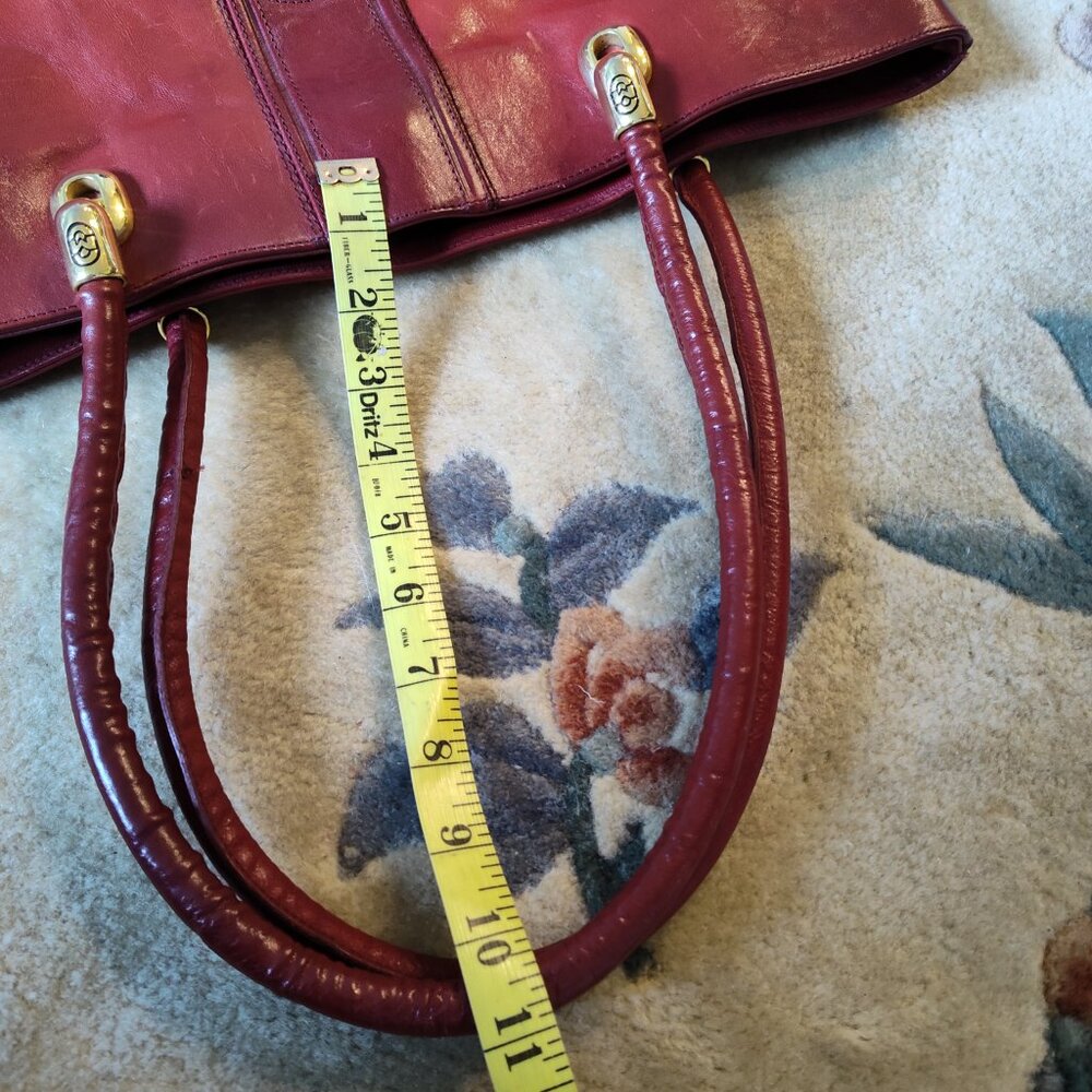 MARINO ORLANDI Made in Italy in the 90's Extra Large ♥️ BagriefcCase shoulder b - Picture 6 of 9